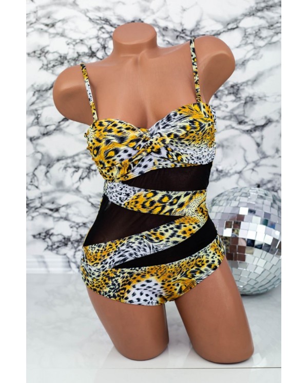 Costum de Baie Dama intreg Y13 Leopard Meina