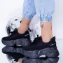 Pantofi Sport Dama cu Platforma WL116 Negru » Reina.Ro