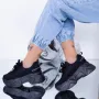 Pantofi Sport Dama cu Platforma WL116 Negru » Reina.Ro