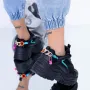 Pantofi Sport Dama cu Platforma WL118 Negru » Reina.Ro