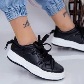 Pantofi Sport Dama XJ16 Negru » Reina.Ro