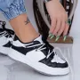 Pantofi Sport Dama XJ16 Negru-Alb » Reina.Ro