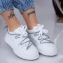 Pantofi Sport Dama XJ16 Alb » Reina.Ro