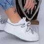Pantofi Sport Dama XJ16 Alb » Reina.Ro