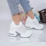 Pantofi Sport Dama cu Platforma MX350 Alb » Reina.Ro
