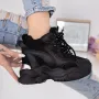 Pantofi Sport Dama cu Platforma WL175 Negru » Reina.Ro