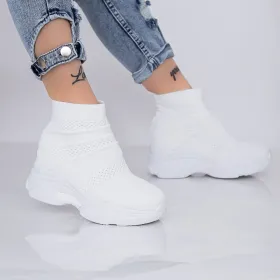 Pantofi Sport Dama WL131 Alb » Reina.Ro