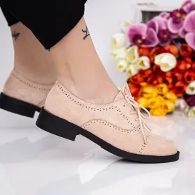 Pantofi Casual Dama L52 Bej » Reina.Ro