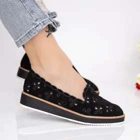 Pantofi Casual Dama L57 Negru » Reina.Ro