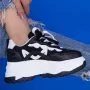 Pantofi Sport Dama cu Platforma WL239 Negru » Reina.Ro