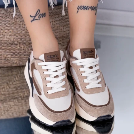 Pantofi Sport Dama WL251 Kaki » Reina.Ro