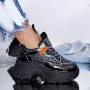 Pantofi Sport Dama cu Platforma WL259 Negru » Reina.Ro