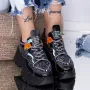 Pantofi Sport Dama cu Platforma WL259 Negru » Reina.Ro