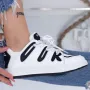 Pantofi Sport Dama WL262 Alb-Negru » Reina.Ro