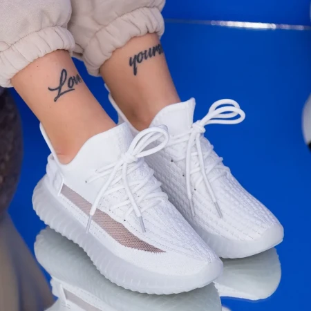 Pantofi Sport Dama XJ50 Alb » Reina.Ro