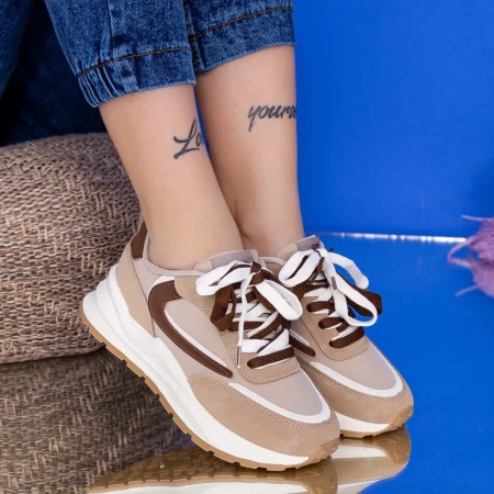 Pantofi Sport Dama WL256 Kaki » Reina.Ro