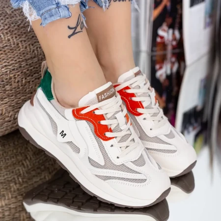 Pantofi Sport Dama WL235 Bej » Reina.Ro