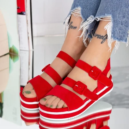 Sandale Dama LM360 Rosu » Reina.Ro