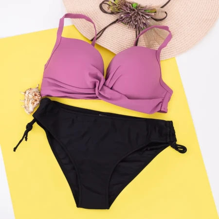 Costum de Baie Dama 2 piese M090 Mov » Reina.Ro