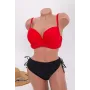 Costum de Baie Dama 2 piese M090 Rosu » Reina.Ro
