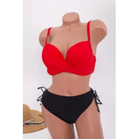 Costum de Baie Dama 2 piese M090 Rosu » Reina.Ro