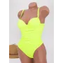Costum de Baie Dama intreg Y06 Verde neon » Reina.Ro