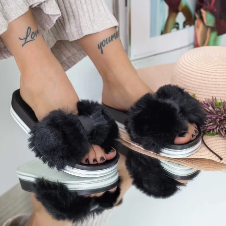 Papuci Dama WS213 Negru » Reina.Ro