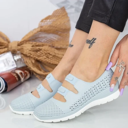 Balerini Dama XH2067 Albastru deschis » Reina.Ro