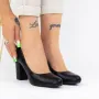 Pantofi cu Toc gros 2YXD27A Negru » Reina.Ro