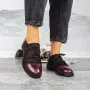 Pantofi Casual Dama 2BQ1 Visiniu » Reina.Ro