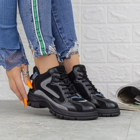 Ghete Dama 2N20 Negru » Reina.Ro