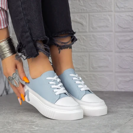 Pantofi Sport Dama AW418 Albastru deschis » Reina.Ro