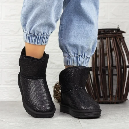 Ghete UG Dama 2N1 Negru » Reina.Ro