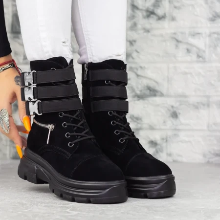 Ghete Dama 2MX367A Negru » Reina.Ro