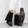 Botine Dama cu Toc gros 2MX379 Negru » Reina.Ro