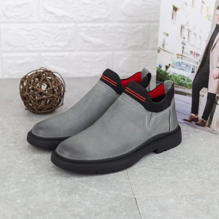 Ghete Barbati W1010-1 Gri » Reina.Ro