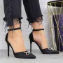 Pantofi Stiletto KV60 Negru » Reina.Ro