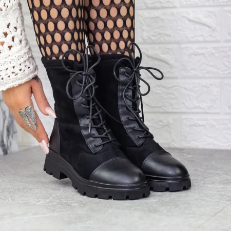 Ghete Dama 2MX535 Negru » Reina.Ro