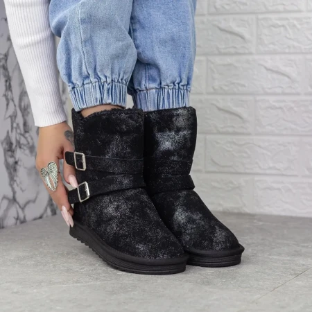 Ghete UG Dama 2N8 Negru » Reina.Ro