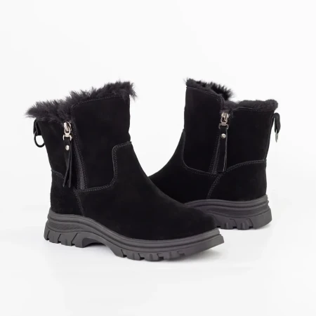 Ghete Dama 1916H01 Negru » Reina.Ro