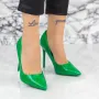 Pantofi Stiletto 2YZ1 Verde » Reina.Ro