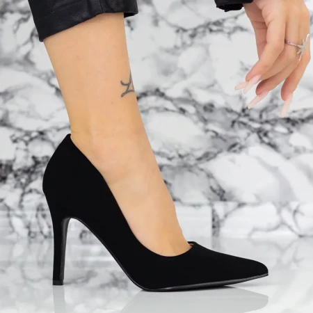 Pantofi Stiletto 2YZ5 Negru » Reina.Ro