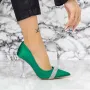 Pantofi Stiletto 2SY18 Verde » Reina.Ro