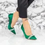 Pantofi Stiletto 2SY18 Verde » Reina.Ro