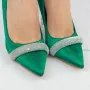 Pantofi Stiletto 2SY18 Verde » Reina.Ro