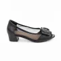 Pantofi cu Toc gros 9627 Negru » Reina.Ro