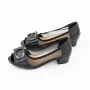 Pantofi cu Toc gros 9627 Negru » Reina.Ro