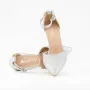 Pantofi Stiletto 2YXD66 Argintiu » Reina.Ro