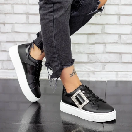 Pantofi Sport Dama 2B11 Negru » Reina.Ro