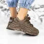 Pantofi Sport Dama 2WL86 Kaki » Reina.Ro